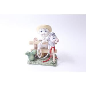 Dreamsicles, Saddle Up, Cowboy Cherub Angel, Figurine, Kristin Haynes, 1999